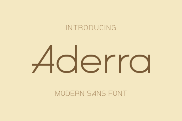 Aderra: The Modern Typeface That Elevates Small Business Brands