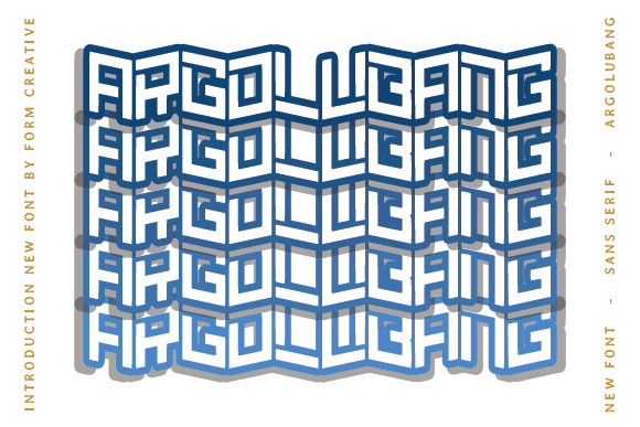 Argolubang: A Bold Typeface for Modern Branding