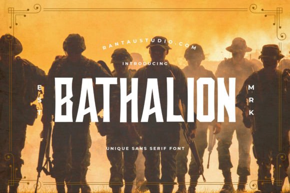 Bathalion: A Unique Sans Serif Font for Editorial Design