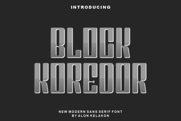 Block Koredor: A Modern Sans Serif for Bold Campaigns