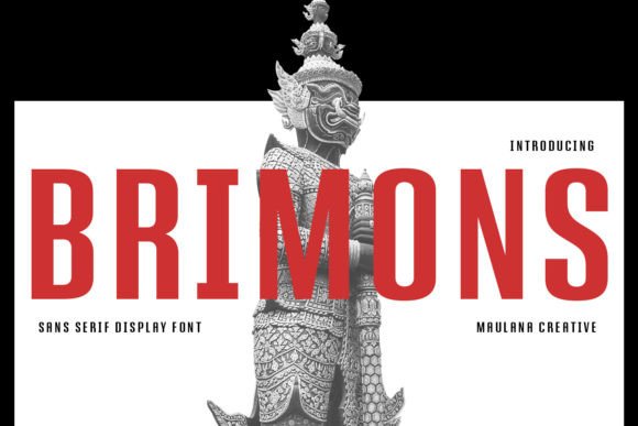 Brimons: The Retro Sans Serif Font for Bold Branding