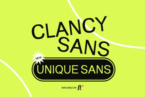 Clancy: A Fun Sans Serif Font for Modern Editorial Design