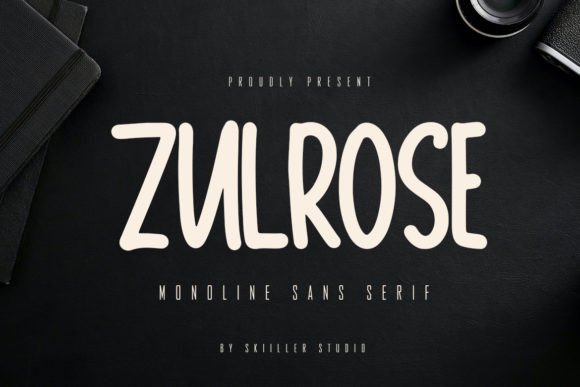 Elevate Editorial Layouts with the Zulrose Typeface