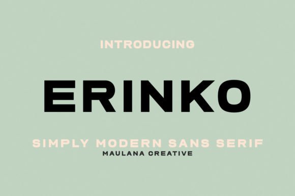 Erinko Font Review: A Stylish Sans Serif for Modern Branding