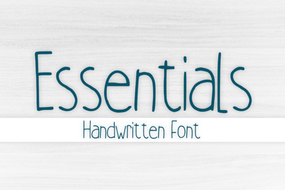 Essentials: A Minimalist Sans Serif Handwritten Font for Web Design