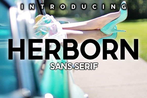 Herborn: A Bold Sans Serif Font for Modern Branding