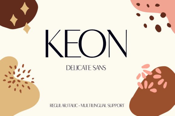 Keon: A Classy Sans Serif for Elegant Editorial Design