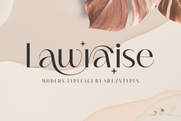Lawraise: An Elegant Sans Serif for High-End Campaigns