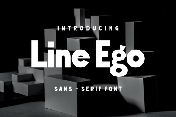 Line Ego: The Bold Typeface for Modern Branding