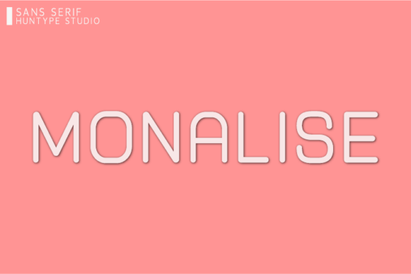Monalise: A Modern All-Caps Sans Serif Font for Elegant Branding