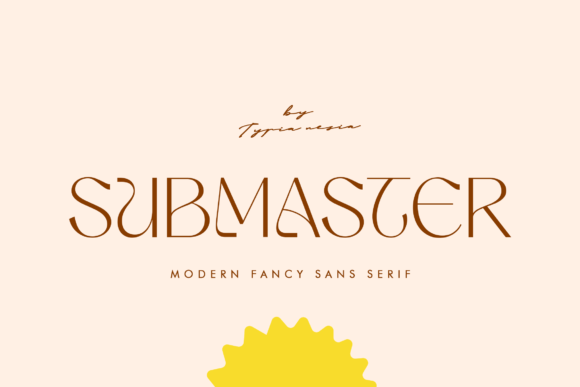 Submaster Font: The Modern Sans Serif for Elegant Branding