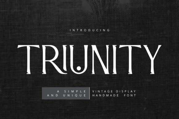 Triunity: A Modern Sans Serif Font for Bold Campaigns