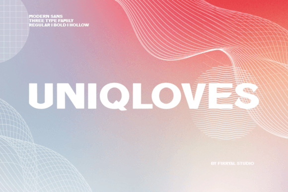 Uniqloves: A Modern Sans Serif Font for Editorial Design
