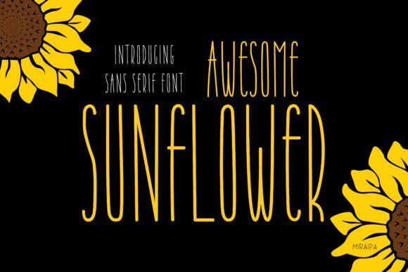 Using Awesome Sunflower for Joyful Brand Identity Design
