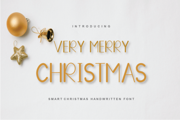 Very Merry Christmas Font for Modern Web Design